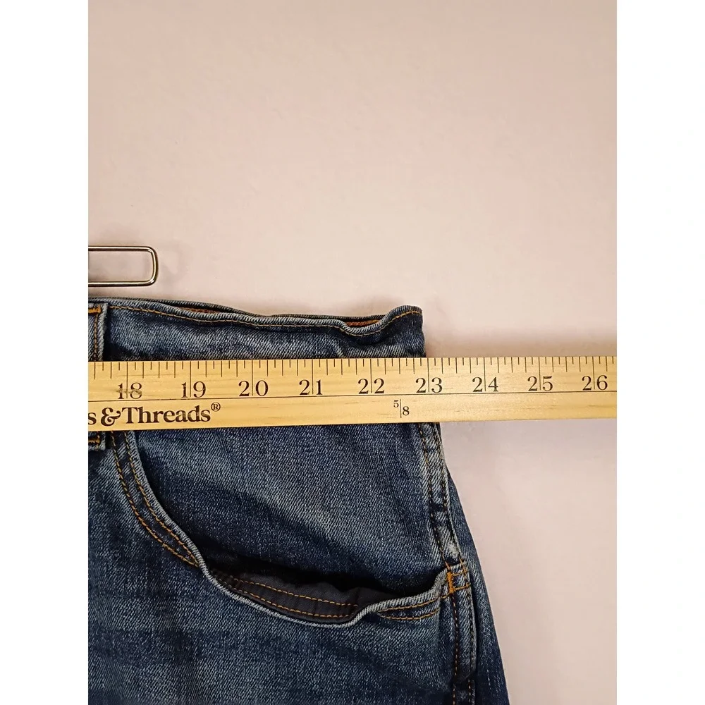 Rugged Workwear Levi's Mens 46x34 Blue Straight Leg Stretch Denim Jeans